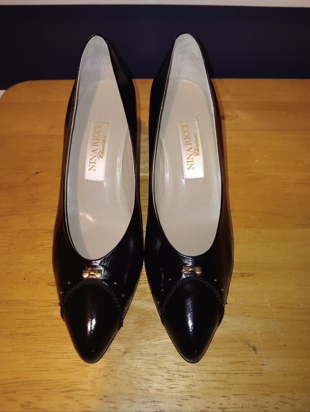 Nina Ricci Leather Heels Size 36 1/2